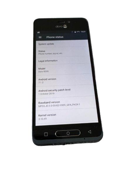 Doro 8035 16gb 4G Unlocked - Android 7 - M/B
