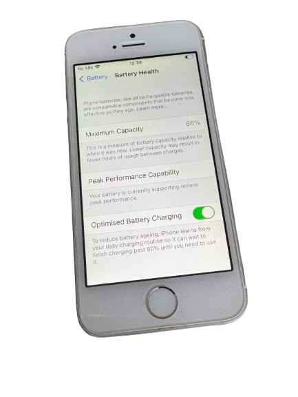 iPhone SE 16gb Silver O2,Tesco,Giffgaff - 86%