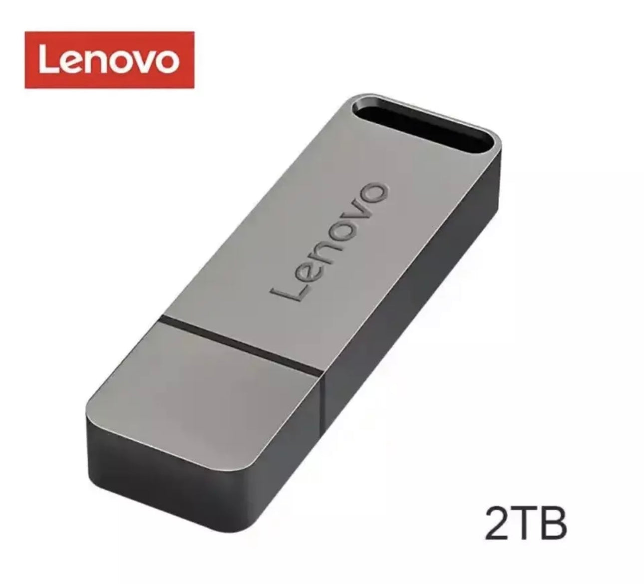 Lenovo 2TB USB Flash Drive High Speed Transfer Metal Pendrive