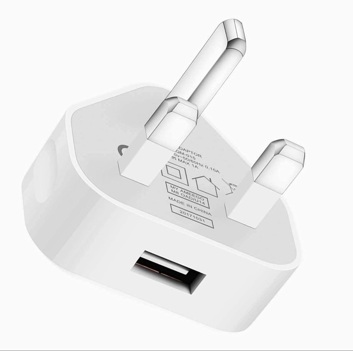 USB Port Fast Charger Adapter UK Main Charger