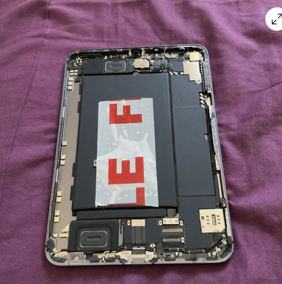 iPad Mini 6 (6th gen) A2568 Model Genuine REAR housing with parts/BATT - Grey-