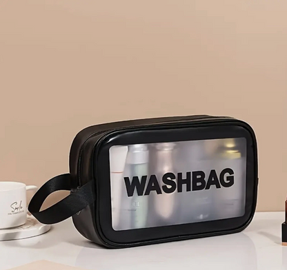 Toiletry Bag Portable Travel Wash Bag, PVC Waterproof Large Capacity Wash Bag