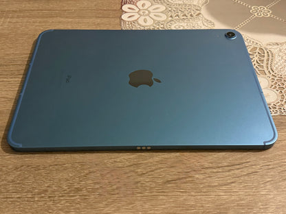 iPad 10th Gen 10.9 256gb W/C 5G Blue Unlocked