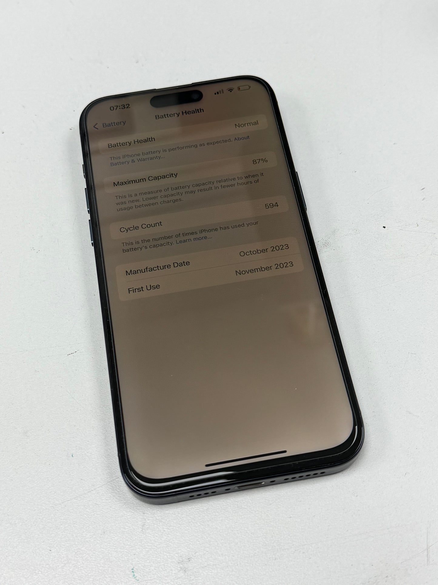 iPhone 15 Pro Max 256gb B/T Unlocked - 87% 🔋