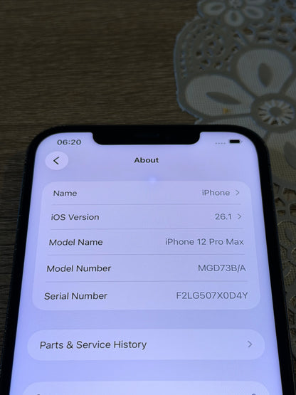 iPhone 12 Pro Max 128gb Graphite Unlocked
