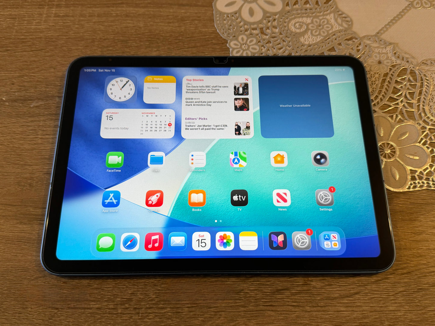 iPad 10th Gen 10.9 256gb W/C 5G Blue Unlocked