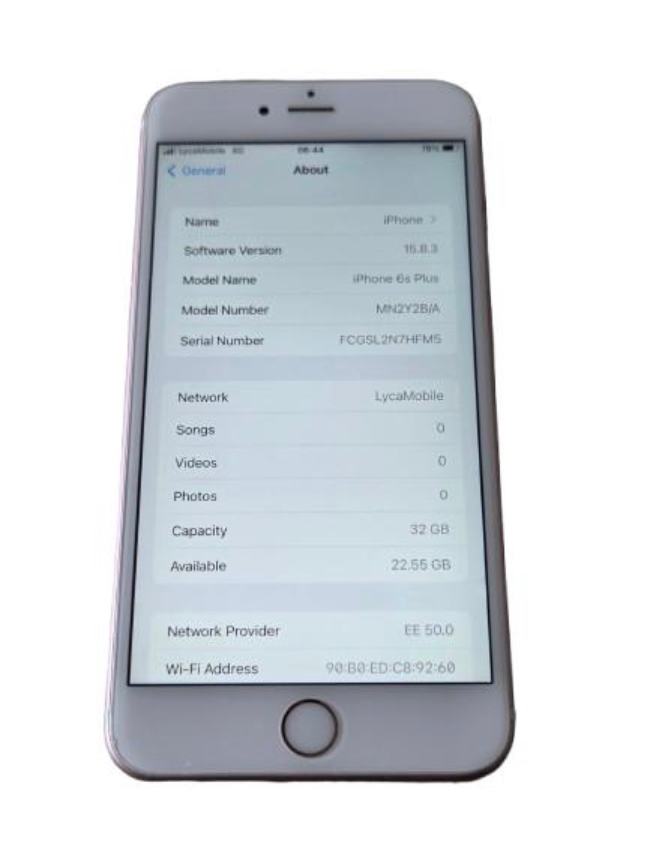 iPhone 6s Plus 32gb R/G Unlocked - 100% 🔋
