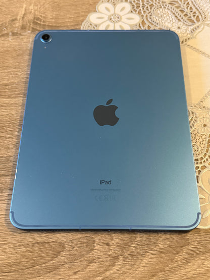 iPad 10th Gen 10.9 256gb W/C 5G Blue Unlocked