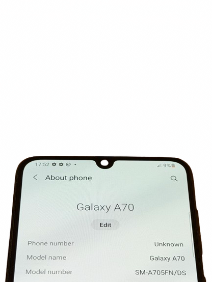 Samsung Galaxy A70 128gb Black Unlocked