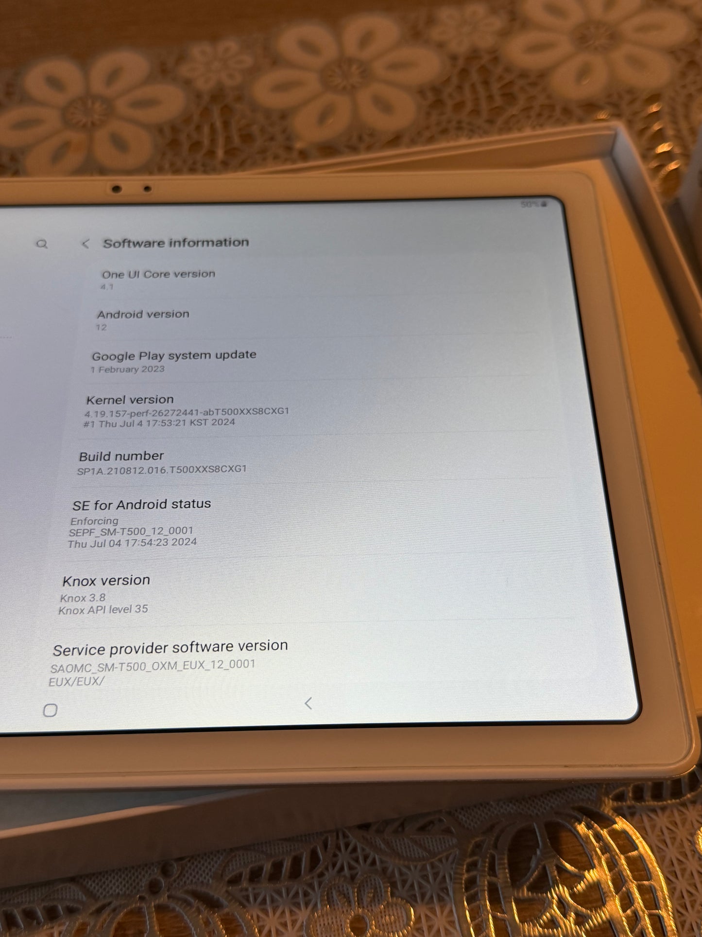 Samsung Galaxy A7 SM-T500 32GB Silver WiFi