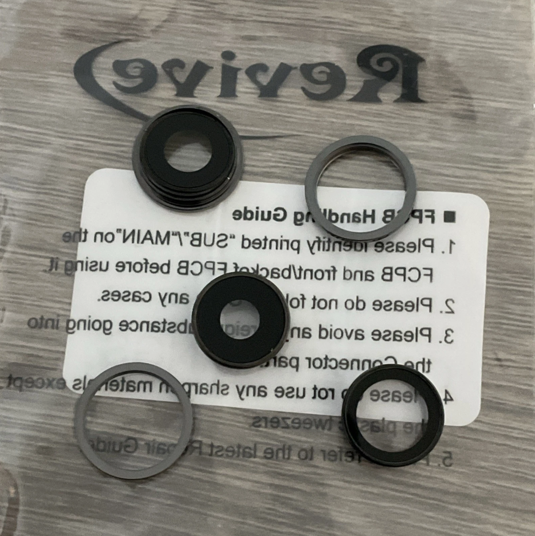For Apple iPhone 13 Pro/13 Pro Max Replacement Camera Lens & Bezel Graphite